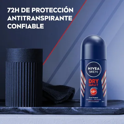 Nivea MEN Dry Impact Roll-on 50 ml - pack de 6 unidades – foto 3