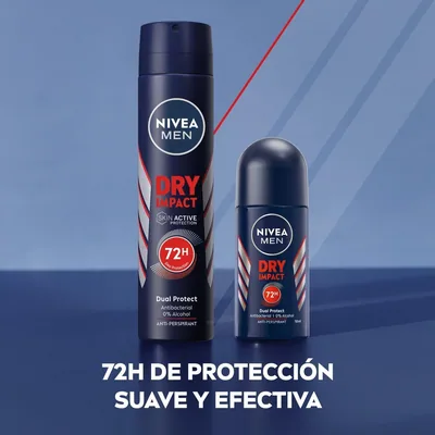 Nivea MEN Dry Impact Roll-on 50 ml - pack de 6 unidades – foto 5