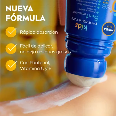 Nivea Protects & Cares Protector Solar Niños SPF50+ 50 ml - pack de 2 unidades – foto 2