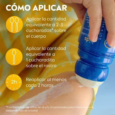 Nivea Protects & Cares Protector Solar Niños SPF50+ 50 ml - pack de 2 unidades – foto 4