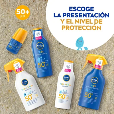 Nivea Protects & Cares Protector Solar Niños SPF50+ 50 ml - pack de 2 unidades – foto 6