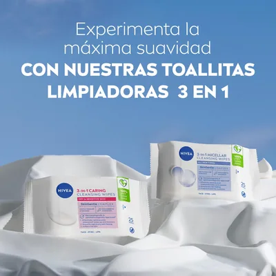 Nivea Toallitas Desmaquilladoras 3-en-1 Suaves - pack de 6 unidades – foto 8