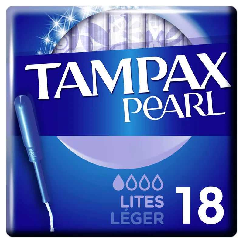 Tampax Tampón Pearl Lites - pack de 3 unidades