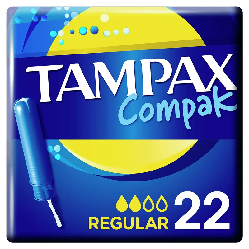 Tampax Compak Regular tampones con aplicador - pack de 3 unidades