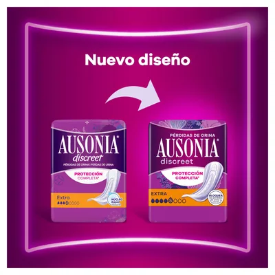 Ausonia Discreet Extra compresas incontinencia 20 compresas - pack de 3 unidades – foto 5