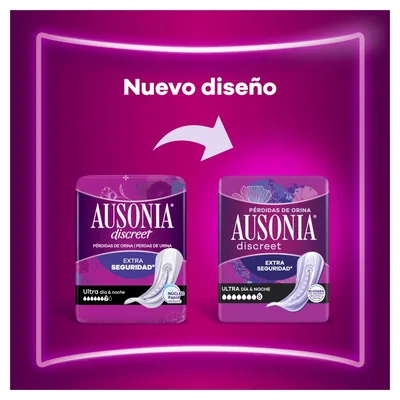 Ausonia Discreet Plus Maxi Noche 12 compresas - pack de 4 unidades – foto 5