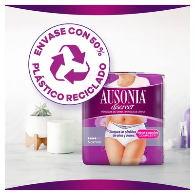 Ausonia Discreet pants incontinencia plus talla G 8 braguitas - pack de 2 unidades – foto 6
