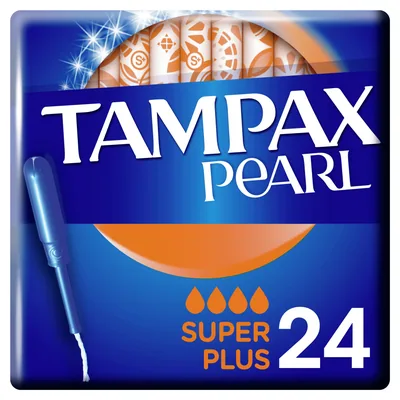 Tampax Pearl Super+ Tampones Aplicador (pack de 2)