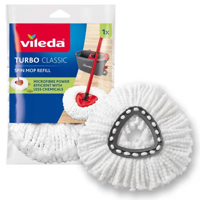 Vileda Recambio Turbo Classic para Fregona Giratoria (pack de 6)