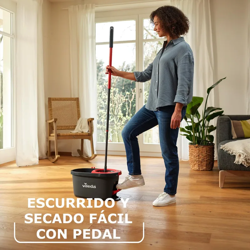Vileda Recambio Turbo Classic para Fregona Giratoria - pack de 6 unidades