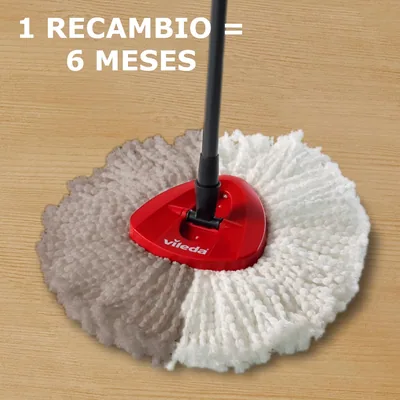 Vileda Recambio Turbo Classic para Fregona Giratoria - pack de 6 unidades – foto 2