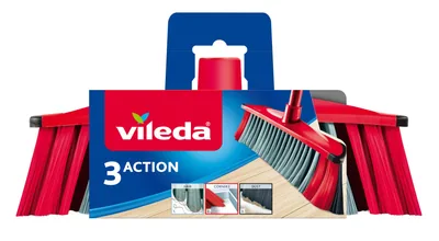 Vileda Cabezal de Escoba para Interiores 3 Action (pack de 6)