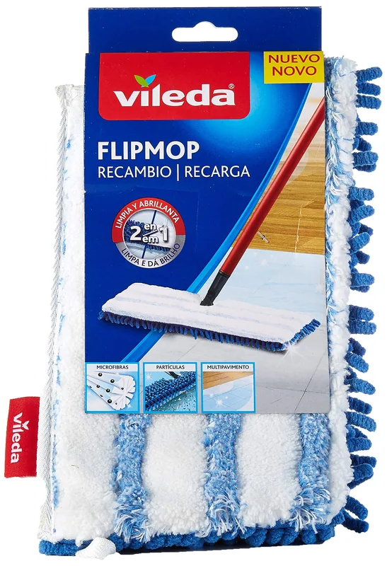 Vileda Recambio Mopa Flip Mop - pack de 2 unidades