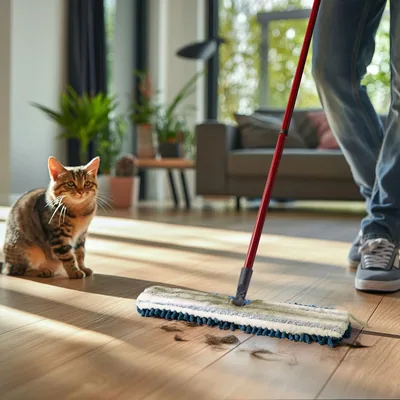 Vileda Pet Pro Flip Mopa, Doble Cara 2 en 1, Limpieza Seco y Húmedo - 1 unidad – foto 3