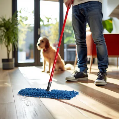 Vileda Pet Pro Flip Mopa, Doble Cara 2 en 1, Limpieza Seco y Húmedo - 1 unidad – foto 4