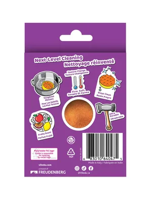 Vileda Punch Esponja Naranja de Uso Intenso sin Rayar - pack de 6 unidades – foto 3