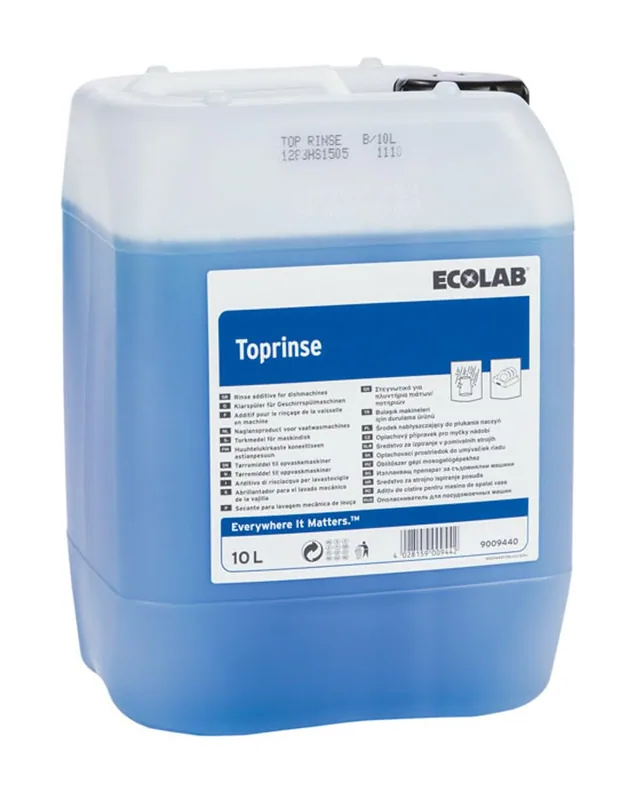 Toprinse Abrillantador Líquido para Lavado Mecánico de Vajilla 10000 ml - 1 unidad