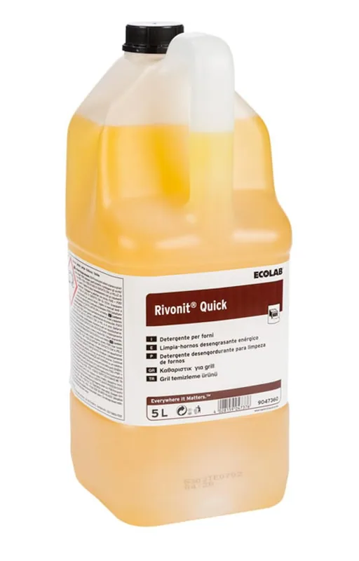 Rivonit Quick Desengrasante Enérgico para Parrillas, Hornos y Planchas 5000 ml - 1 unidad