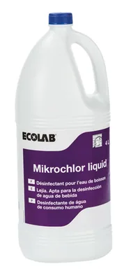 Mikrochlor Liquid Lejía para Desinfección de Agua y Lavado de Vegetales