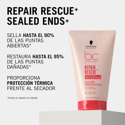 Schwarzkopf BC Repair Rescue Sealed Ends+ Argine 100ml - 1 unidad – foto 4