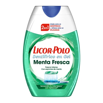 Licor del Polo 2 en 1 Aliento Fresco Pasta de Dientes Frescor Intenso 75 ml (pack de 12)
