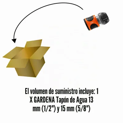 Gardena Conector stop Aquastop 13-15 mm 18213-20 - pack de 2 unidades – foto 4