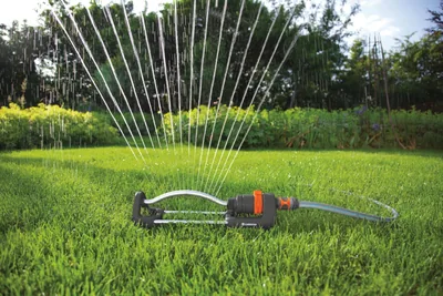 Gardena Aspersor oscilante Aqua S radio 7-17 m 18700-20 - 1 unidad – foto 5