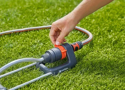 Gardena Aspersor oscilante Aqua S radio 7-17 m 18700-20 - 1 unidad – foto 7