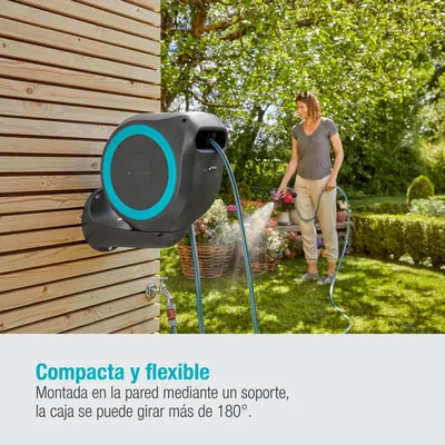 Gardena Carrete de manguera Rollup S 15 m 18600-20 talla 15m - 1 unidad – foto 1