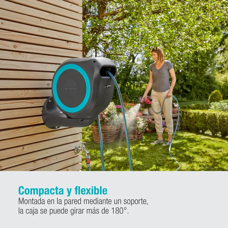Gardena Carrete de manguera Rollup S 15 m 18600-20 talla 15m - 1 unidad