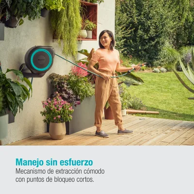 Gardena Carrete de manguera Rollup S 15 m 18600-20 talla 15m - 1 unidad – foto 3