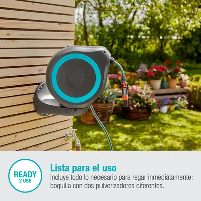 Gardena Carrete de manguera Rollup S 15 m 18600-20 talla 15m - 1 unidad – foto 4