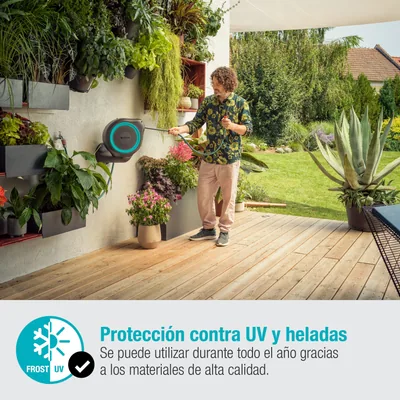Gardena Carrete de manguera Rollup S 15 m 18600-20 talla 15m - 1 unidad – foto 5