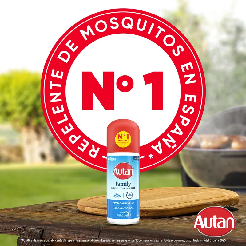 Autan Family Care Spray Repelente Mosquitos 100 ml - pack de 3 unidades
