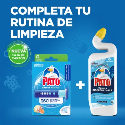 DUCK Pato Discos Activos WC Marine 36 ml - pack de 5 unidades – foto 3