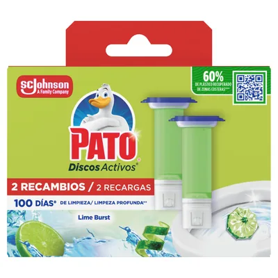 Duck pato discos activos WC lima 12 discos (pack de 5)