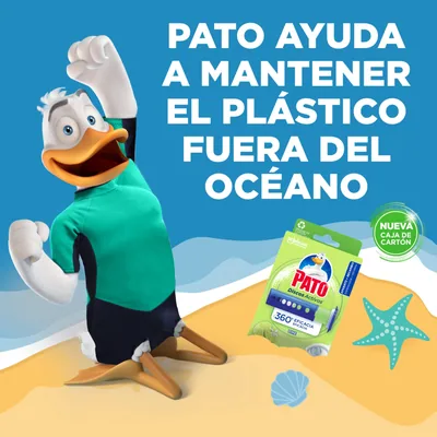 DUCK Pato discos activos WC lima 12 discos 36 ml - pack de 5 unidades – foto 3