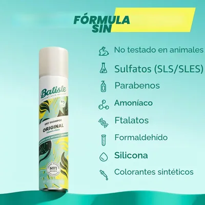Batiste Original Dry Champú 200ml - pack de 3 unidades – foto 5