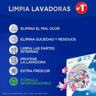 Colon Limpialavadoras azul 250 ml - pack de 3 unidades – foto 1