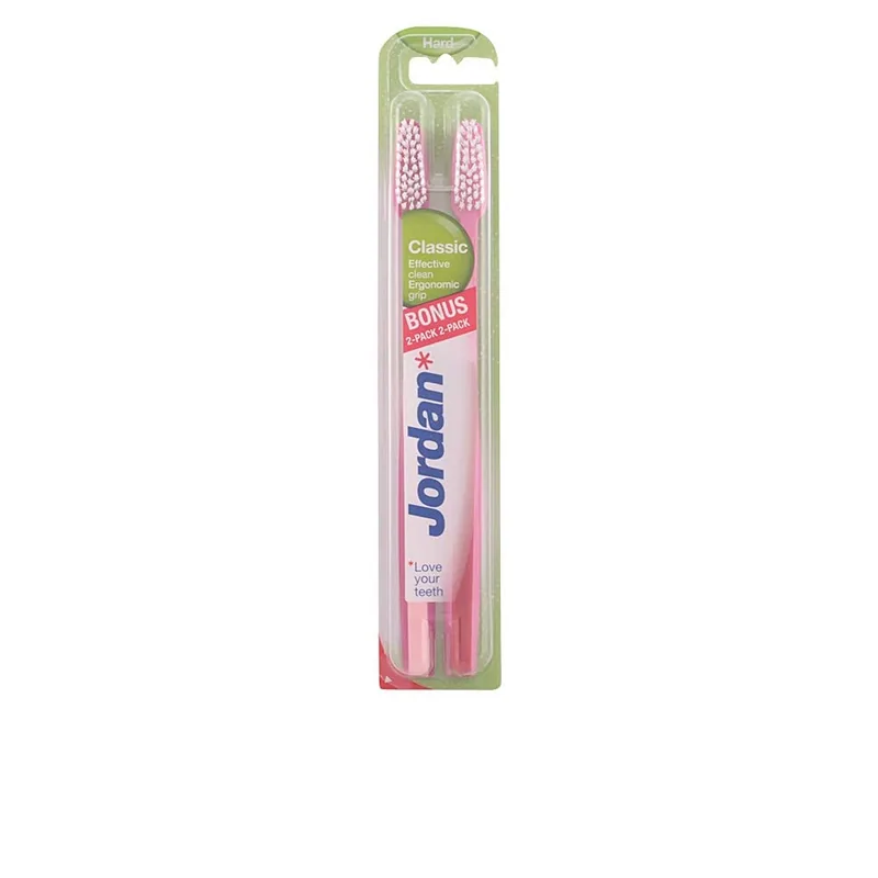Jordan Cepillos de Dientes Clásico Duro - pack de 12 unidades
