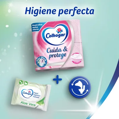 Colhogar Papel Higiénico Cuida&Protege Odor Block 12 rollos - pack de 3 unidades – foto 4