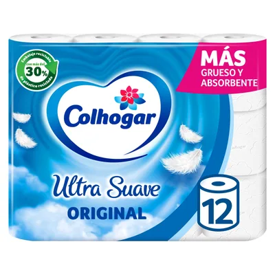 Colhogar Ultra Suave Original 12 rollos (pack de 9)