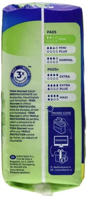 TENA Lady Discreet Mini, 20+4 compresas - pack de 6 unidades – foto 2