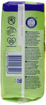 TENA Lady Discreet Mini, 20+4 compresas - pack de 6 unidades – foto 3