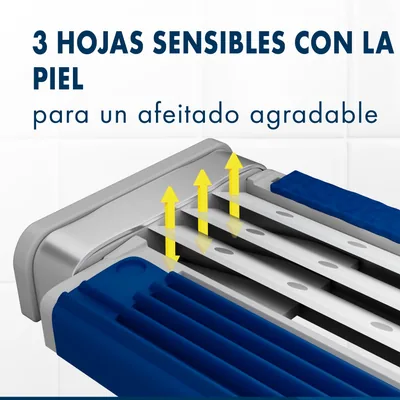 Gillette Blue3 Smooth maquinillas de afeitar desechables hombre - pack de 6 unidades – foto 5