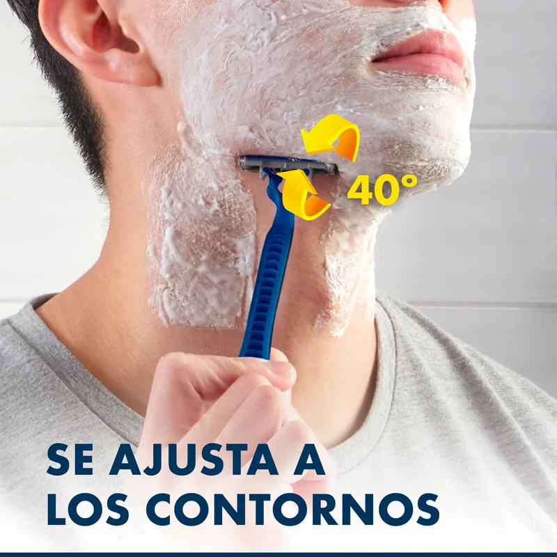Gillette Blue3 Smooth maquinillas de afeitar desechables hombre - pack de 6 unidades
