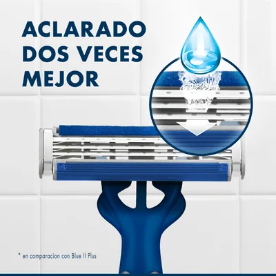 Gillette Blue3 Smooth maquinillas de afeitar desechables hombre - pack de 6 unidades – foto 2