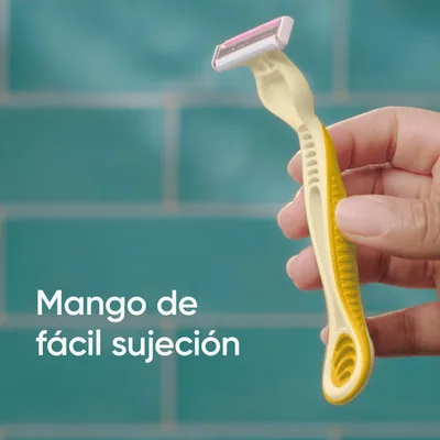 Gillette 3 Dragonfruit maquinillas de afeitar desechables 3 maquinillas - pack de 8 unidades – foto 3