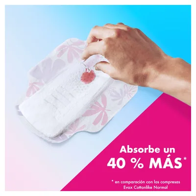 EVAX Liberty Super compresas con alas 10 compresas - pack de 8 unidades – foto 4