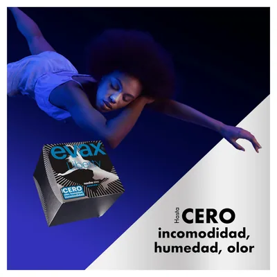 EVAX Liberty compresas de noche con alas 9 compresas - pack de 8 unidades – foto 1